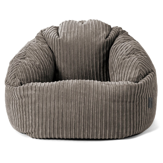 Bubble Bean Bag Chair - Cord Graphite Grey 01