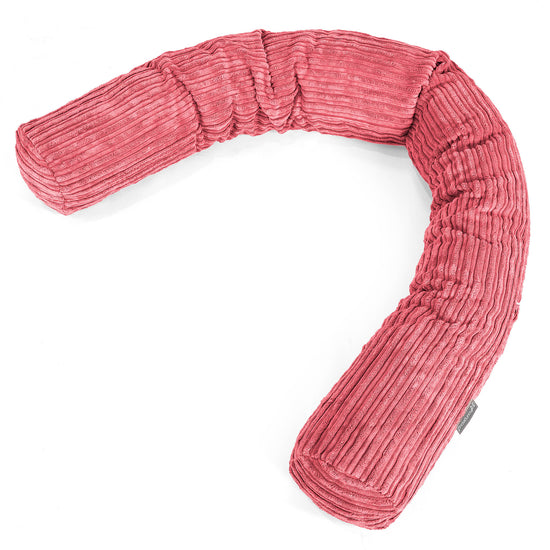 XXL Cuddle Cushion - Cord Coral Pink 01