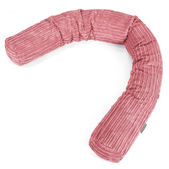 XXL Cuddle Cushion - Cord Coral Pink 01