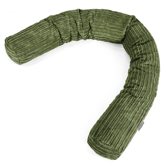 XXL Cuddle Cushion - Cord Forest Green 01