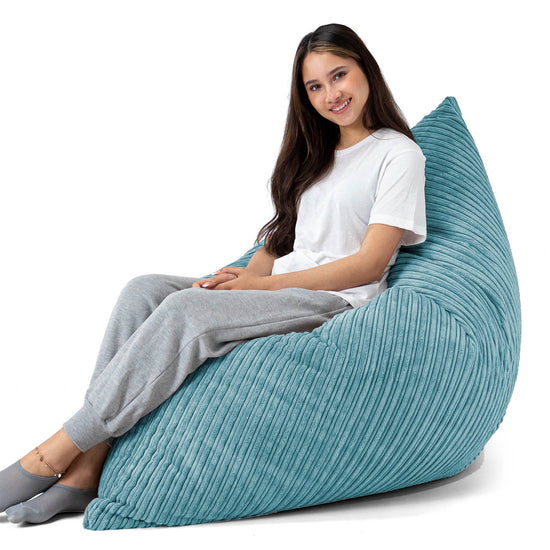 XL Pillow Beanbag - Cord Aegean Blue 04