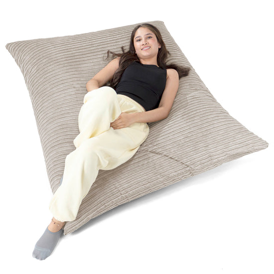 XL Pillow Beanbag - Cord Mink 03