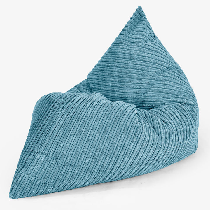 Junior Children's Beanbag 2-14 yr - Cord Aegean Blue 02