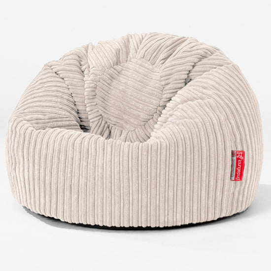 Classic Kids Bean Bag Chair 1-5 yr - Cord Ivory 01