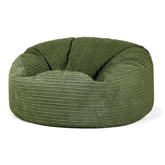 Mammoth Bean Bag Sofa - Cord Forest Green 01