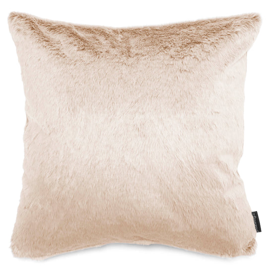 Extra Large Cushion 70 x 70cm - Faux Rabbit Fur White 01