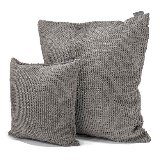Extra Large Scatter Cushion 70 x 70cm - Pom Pom Charcoal Grey 02