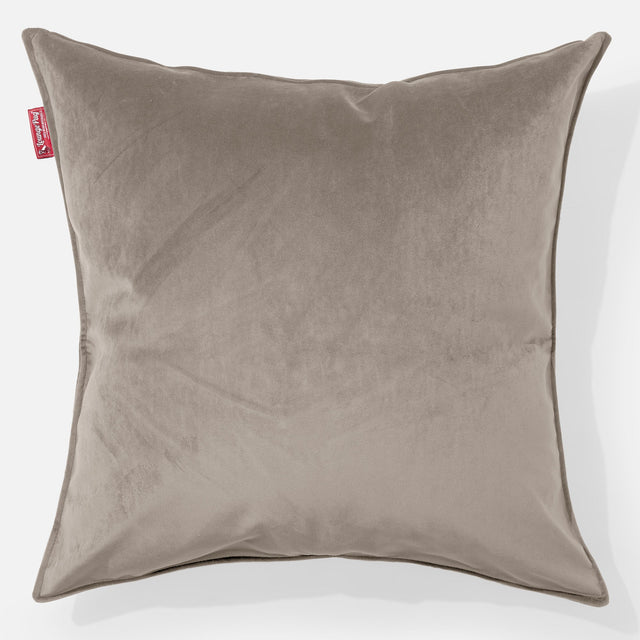 Extra Large Scatter Cushion 70 x 70cm - Velvet Mink 01