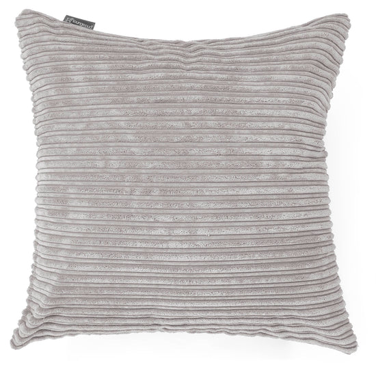 Extra Large Scatter Cushion 70 x 70cm - Cord Aluminium Silver 01