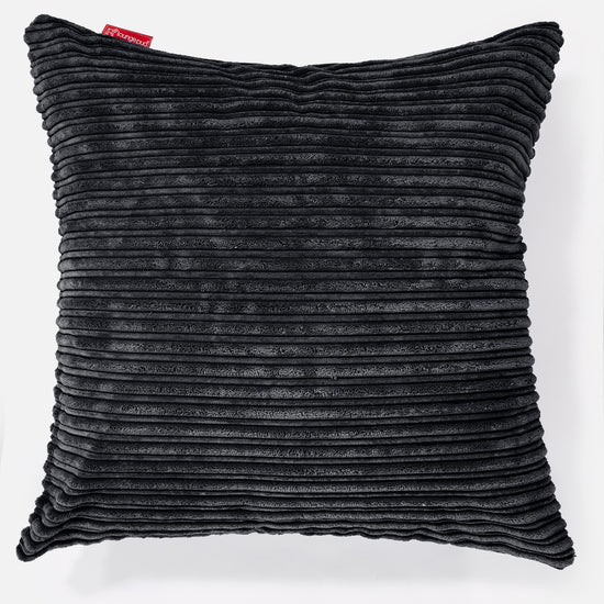 Extra Large Cushion 70 x 70cm - Cord Black 01