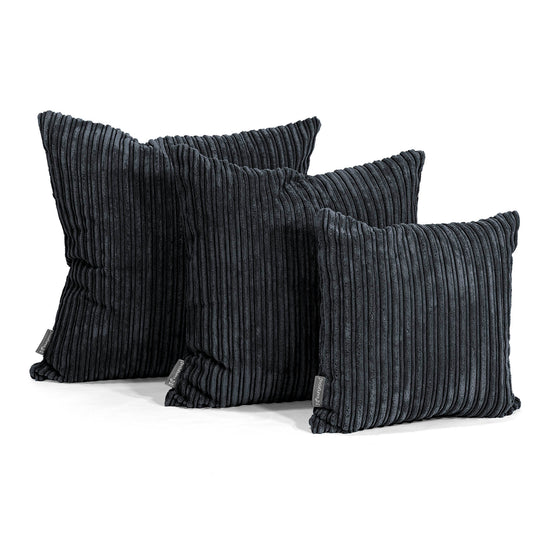 Extra Large Cushion 70 x 70cm - Cord Black 02
