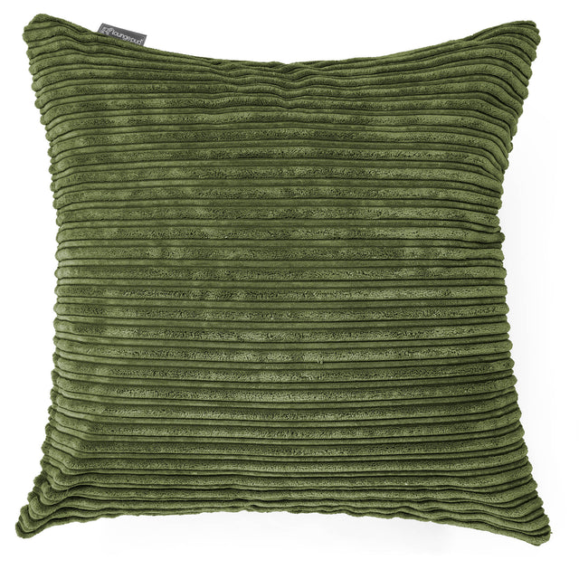 Extra Large Scatter Cushion 70 x 70cm - Cord Forest Green 01