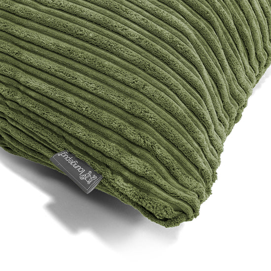 Extra Large Scatter Cushion 70 x 70cm - Cord Forest Green 03