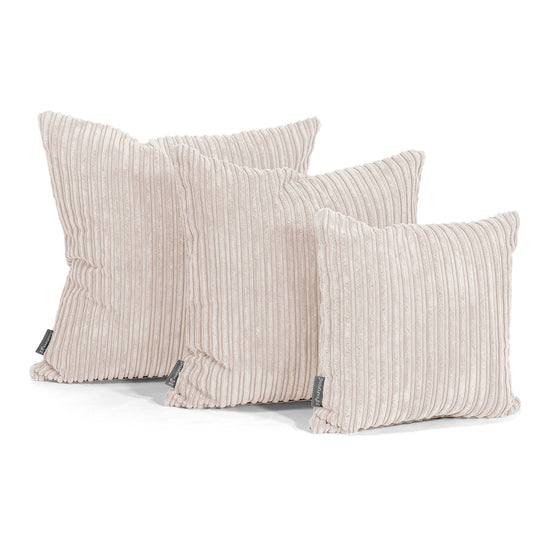 Extra Large Cushion 70 x 70cm - Cord Ivory 02