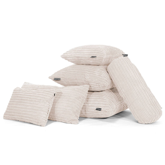 Extra Large Cushion 70 x 70cm - Cord Ivory 04