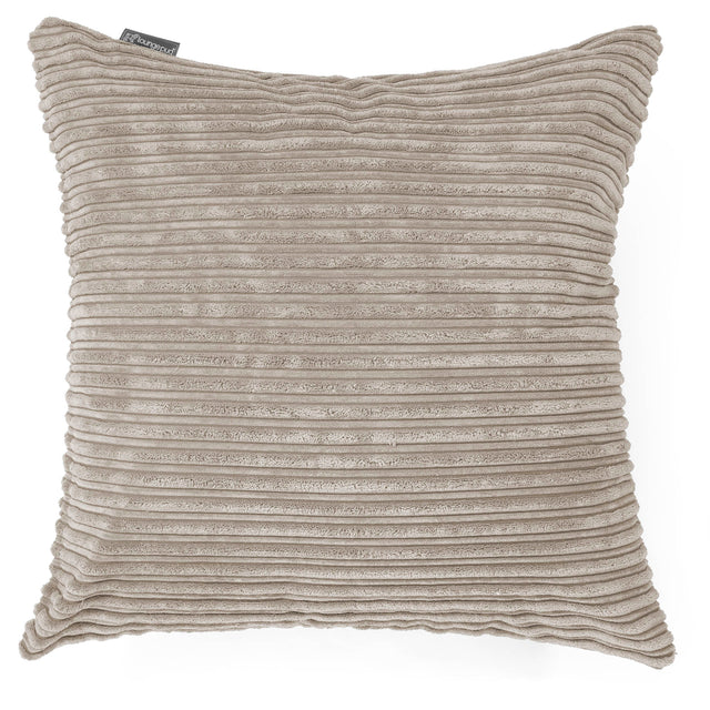 Extra Large Cushion 70 x 70cm - Cord Mink 01