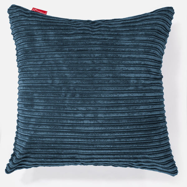 Extra Large Cushion 70 x 70cm - Cord Navy Blue 01