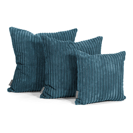 Extra Large Cushion 70 x 70cm - Cord Navy Blue 02