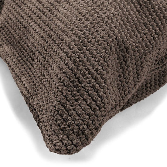 Extra Large Scatter Cushion 70 x 70cm - Pom Pom Chocolate Brown 03