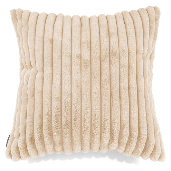 Extra Large Scatter Cushion Cover 70 x 70cm - Ultra Plush Cord Cream 01