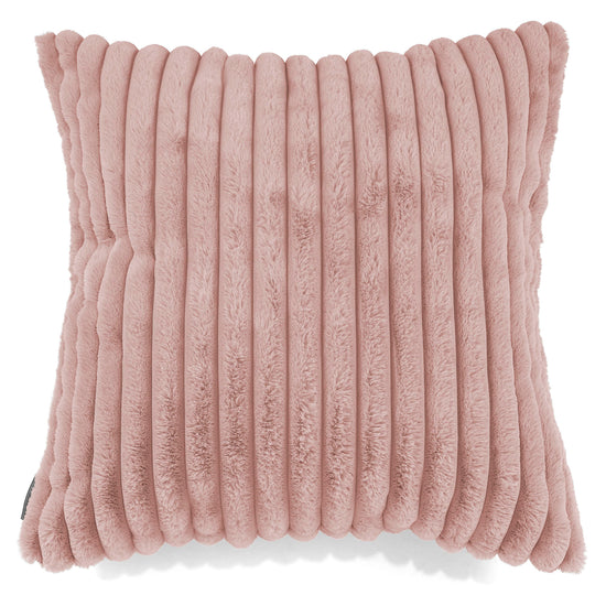 Extra Large Scatter Cushion Cover 70 x 70cm - Ultra Plush Cord Dusty Pink 01