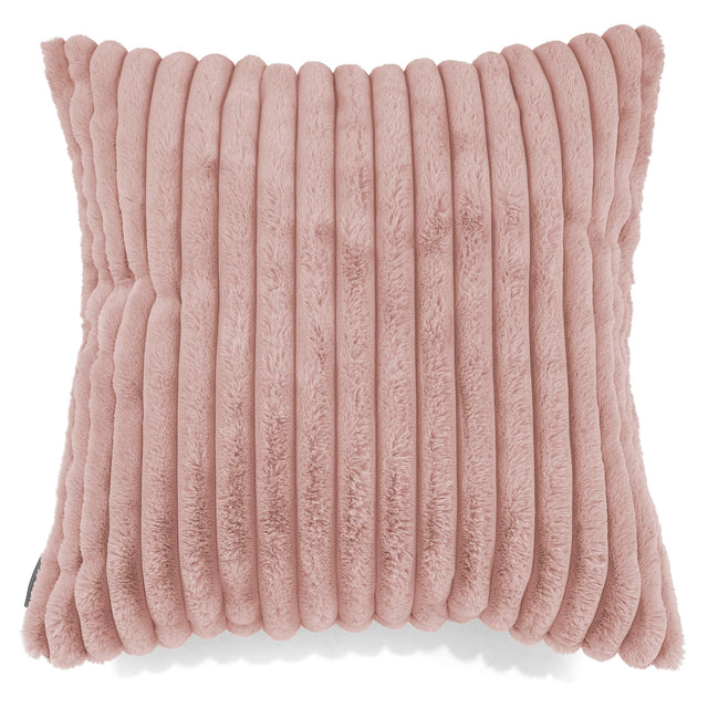 Extra Large Scatter Cushion Cover 70 x 70cm - Ultra Plush Cord Dusty Pink 01