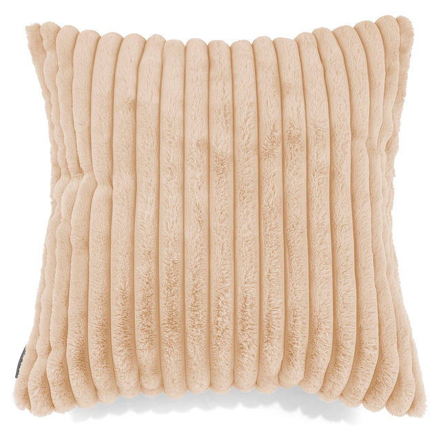 Extra Large Scatter Cushion Cover 70 x 70cm - Ultra Plush Cord Peach 01