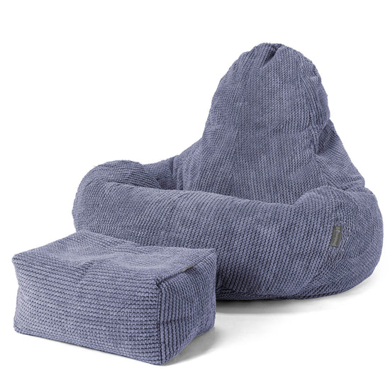 Ultra Lux Gaming Bean Bag Chair - Pom Pom Purple 02
