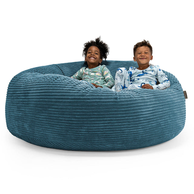 Huge Family Sized Kids' Bean Bag 3-14 yr - Cord Navy Blue 01