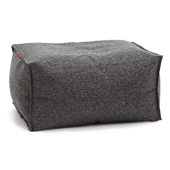 Small Footstool - Interalli Wool Grey 01