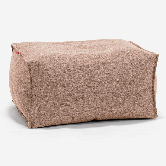 Small Footstool - Interalli Wool Sand 01