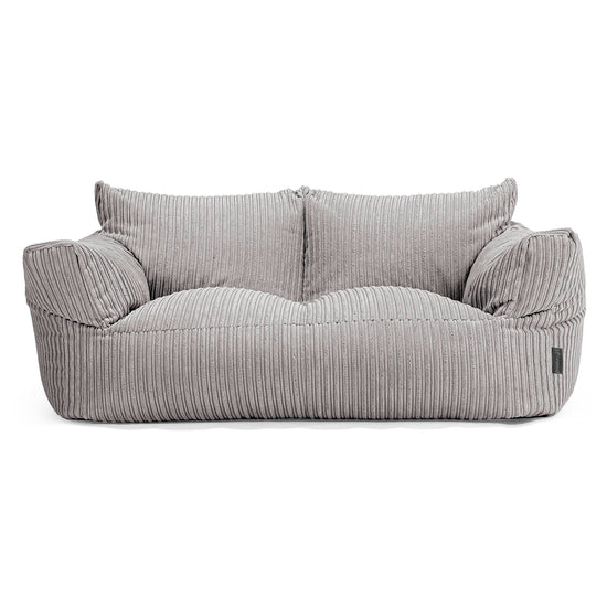 Josephine Sofa Bean Bag - Cord Aluminium Silver 01