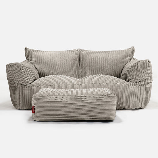 Josephine Sofa Bean Bag - Cord Mink 02