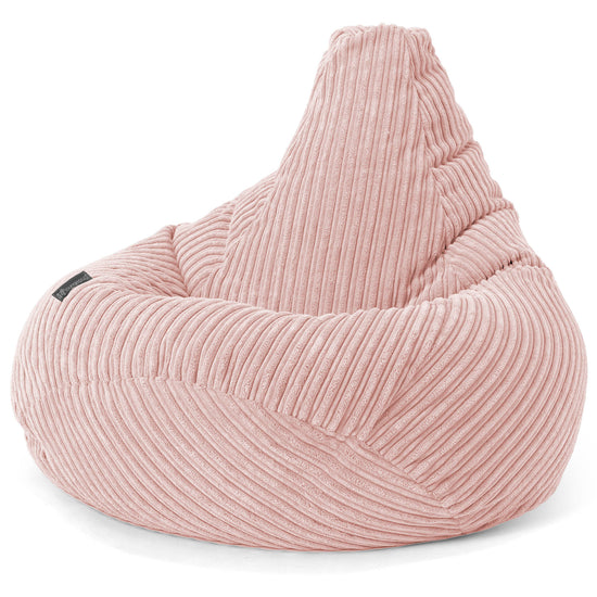 Children's Gaming Bean Bag Chair 6-14 yr - Cord Blush Pink 03