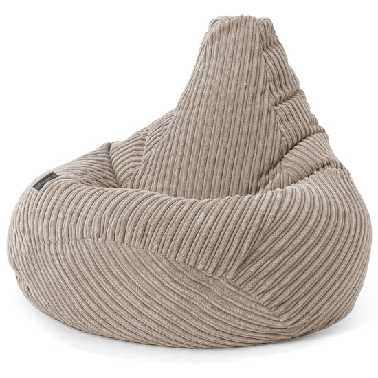 Children's Gaming Bean Bag Chair 6-14 yr - Cord Mink 03