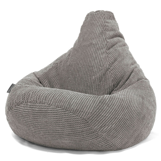 Children's Gaming Bean Bag Chair 6-14 yr - Pom Pom Charcoal 02