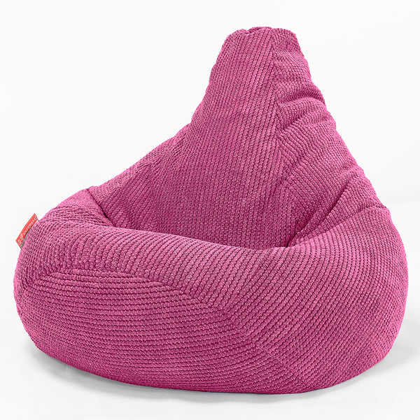Children's Gaming Bean Bag Chair 6-14 yr - Pom Pom Pink 01