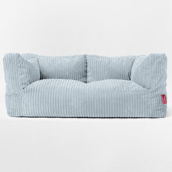 Kids' Giant Albert Sofa 2 Seater 3-14 yr - Cord Baby Blue 01