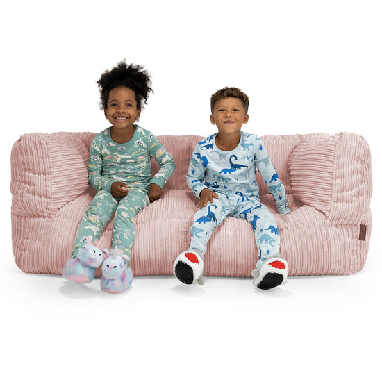 Kids' Giant Albert Sofa 2 Seater 3-14 yr - Cord Blush Pink 01