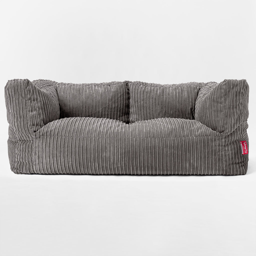 Kids' Giant Albert Sofa 2 Seater 3-14 yr - Cord Graphite Grey 03
