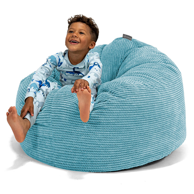 Kids' Giant Snuggle Bean Bag 3-8 yr - Pom Pom Aegean 01