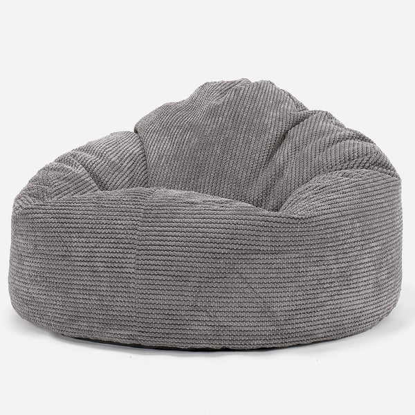 Kids' Giant Snuggle Bean Bag 3-8 yr - Pom Pom Charcoal 01