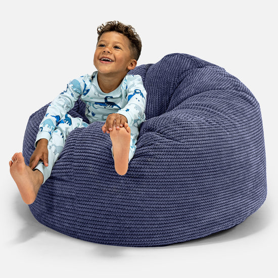 Kids' Giant Snuggle Bean Bag 3-8 yr - Pom Pom Purple 01