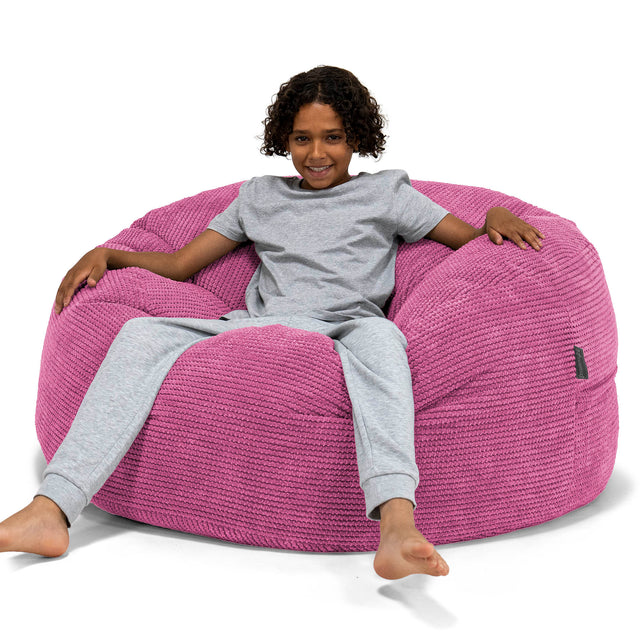 Ultra Comfy Kids' Super Sized Bean Bag 6-14 yr - Pom Pom Pink 01