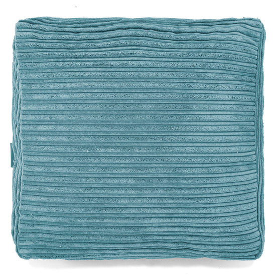 Large Floor Cushion - Cord Aegean Blue 03