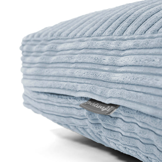 Large Floor Cushion - Cord Baby Blue 02