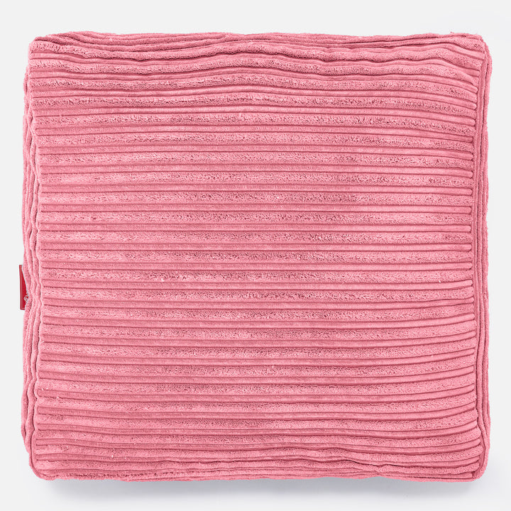 Large Floor Cushion - Cord Coral Pink 03
