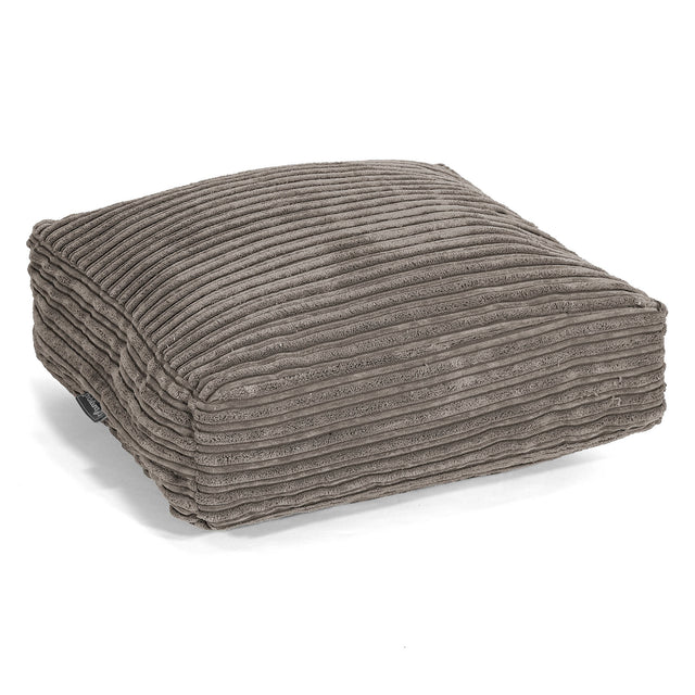 Large Floor Cushion - Cord Graphite Grey 01