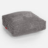 Large Floor Cushion - Cord Graphite Grey 01