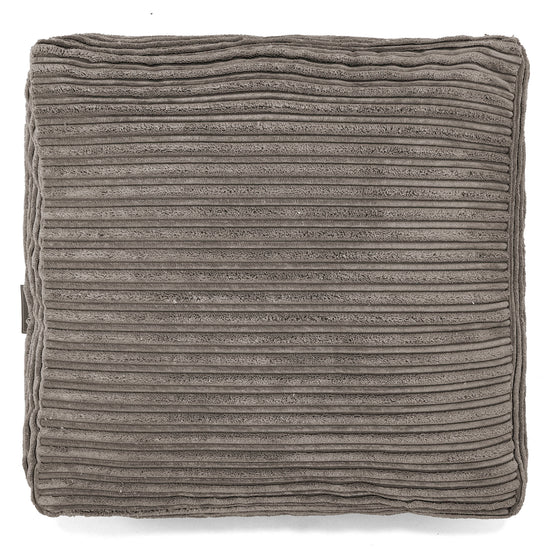 Large Floor Cushion - Cord Graphite Grey 03